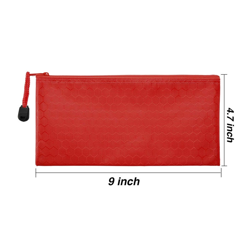 JOVITEC 12 Pieces Zipper Pencil Pouch Pencil Bags Waterproof Bag for Cosmetic Makeup Office Supplies and Travel Accessories - Image 2